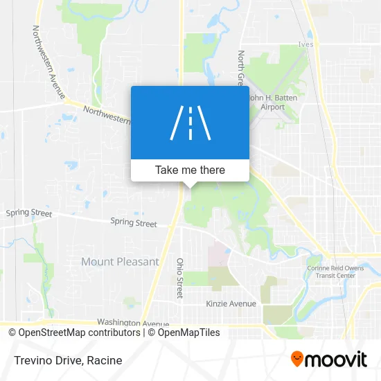 Trevino Drive map