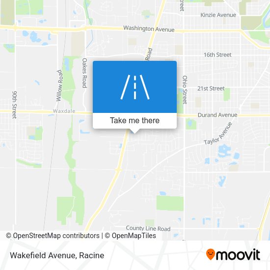 Mapa de Wakefield Avenue