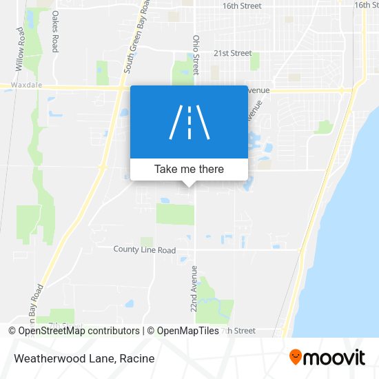 Mapa de Weatherwood Lane