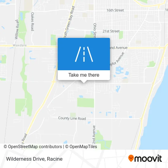 Wilderness Drive map