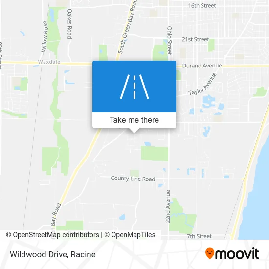 Wildwood Drive map