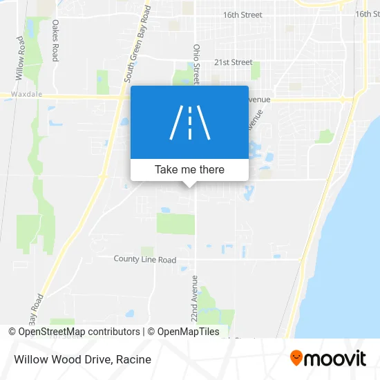 Willow Wood Drive map