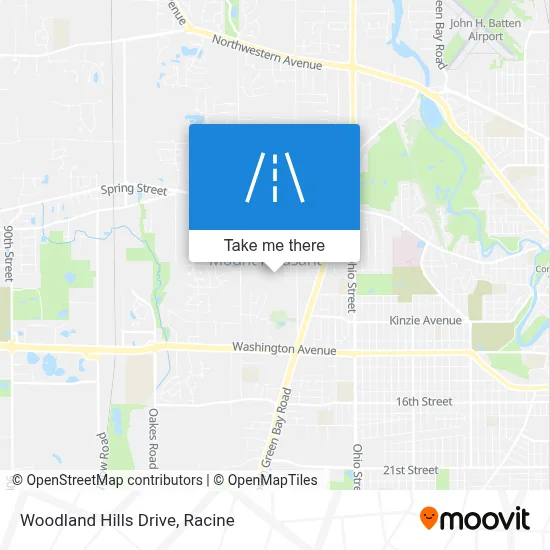 Woodland Hills Drive map