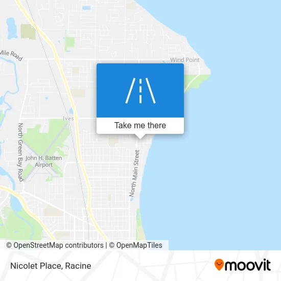 Nicolet Place map