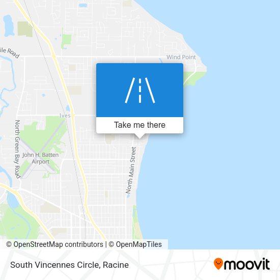 South Vincennes Circle map