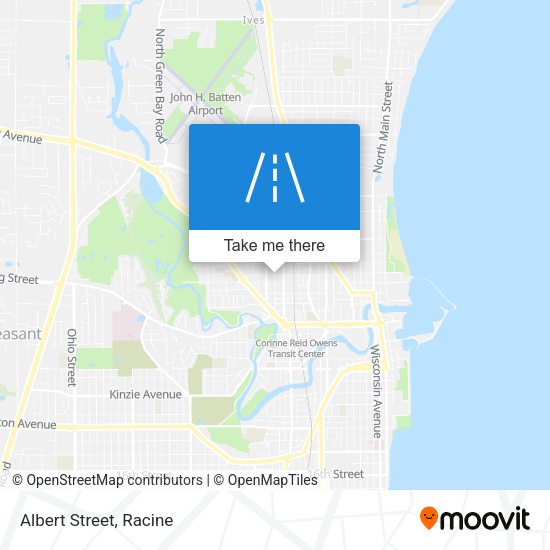 Mapa de Albert Street