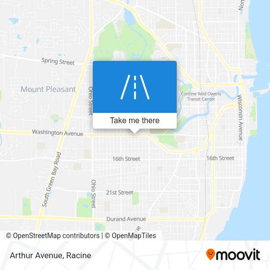 Mapa de Arthur Avenue