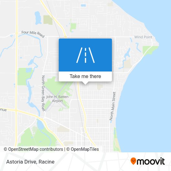 Mapa de Astoria Drive