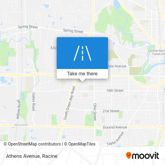 Mapa de Athens Avenue