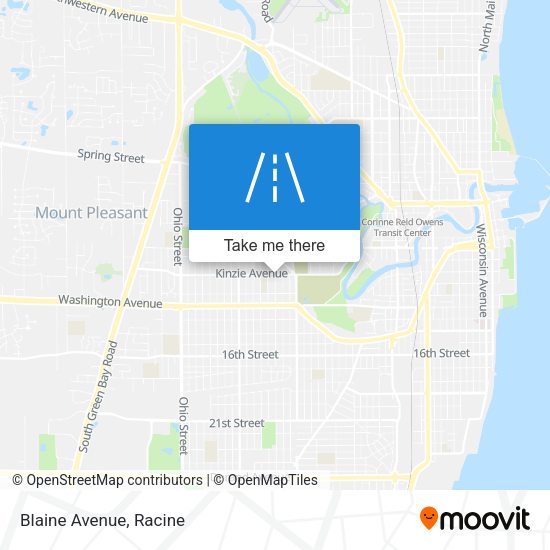Mapa de Blaine Avenue