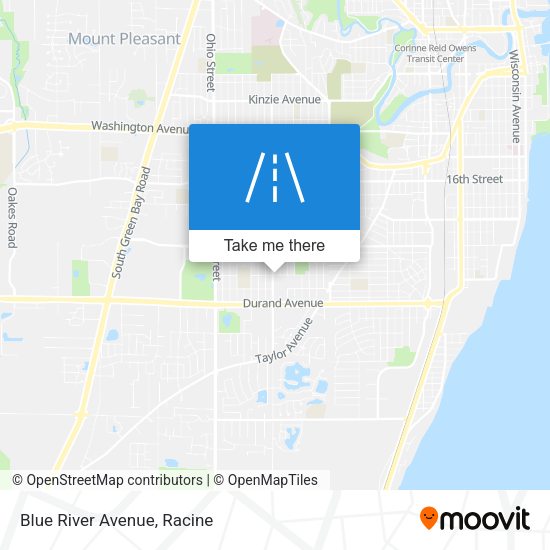 Mapa de Blue River Avenue