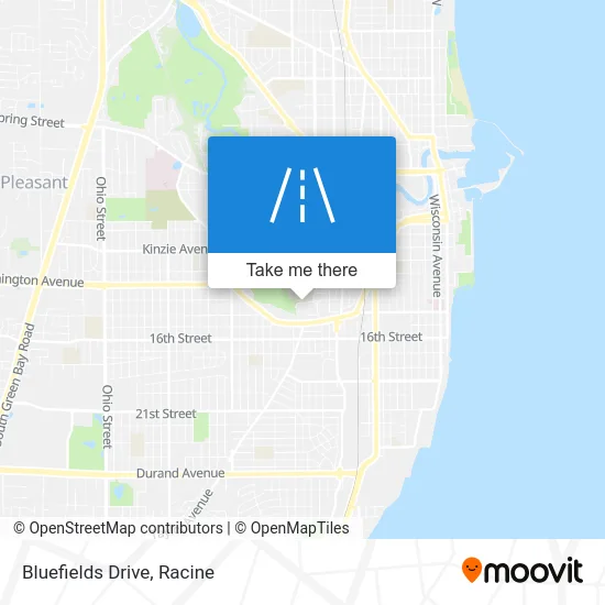 Bluefields Drive map