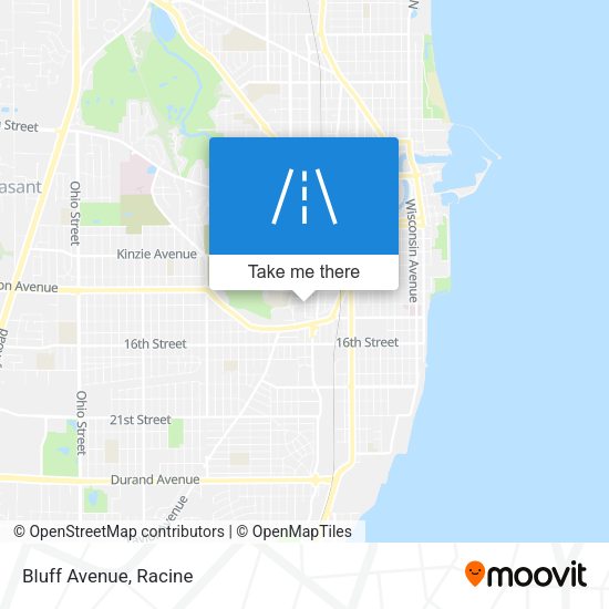 Mapa de Bluff Avenue