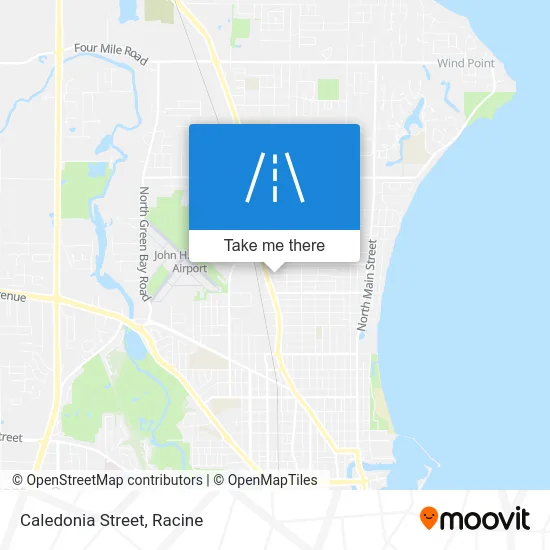 Caledonia Street map