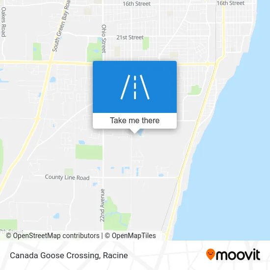 Canada Goose Crossing map