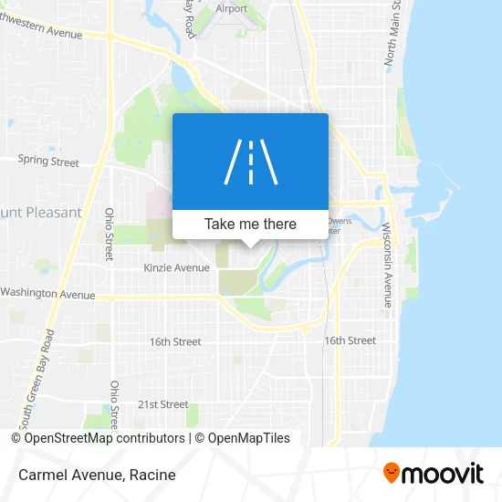 Carmel Avenue map