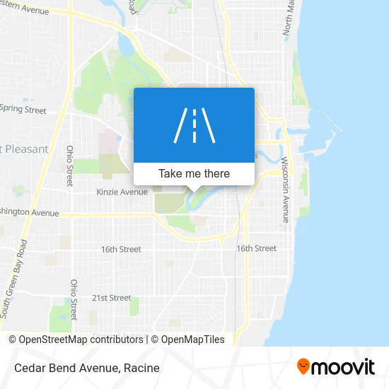Cedar Bend Avenue map