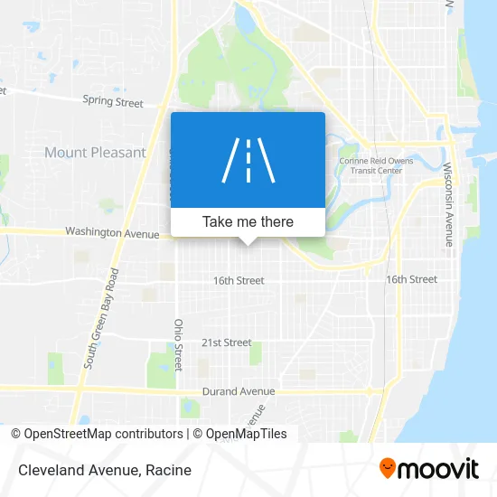 Cleveland Avenue map