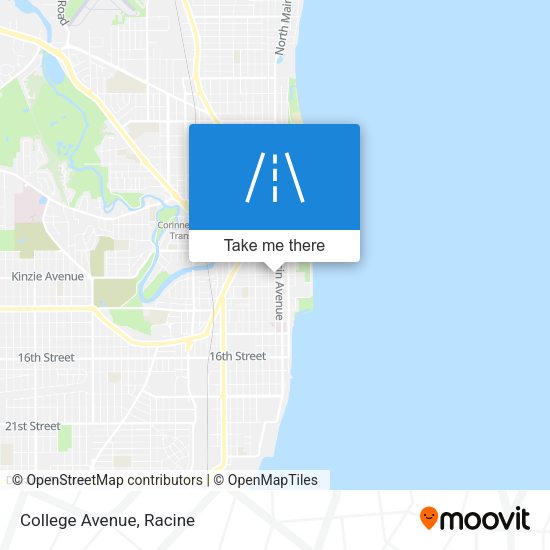 Mapa de College Avenue