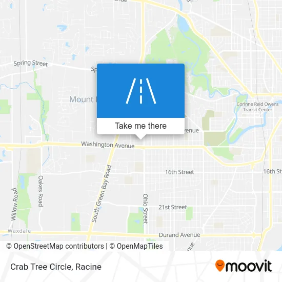 Crab Tree Circle map