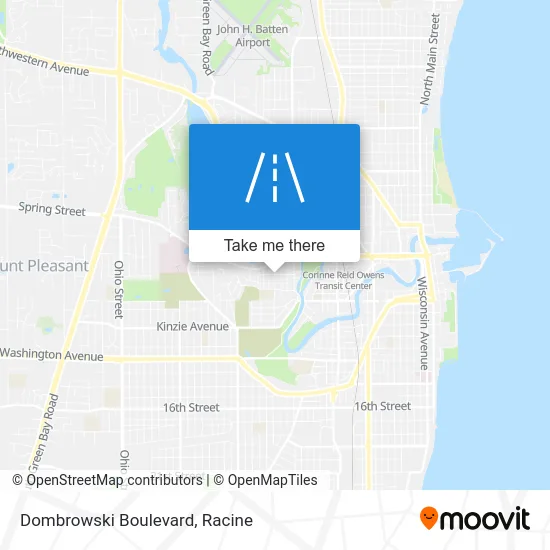 Dombrowski Boulevard map