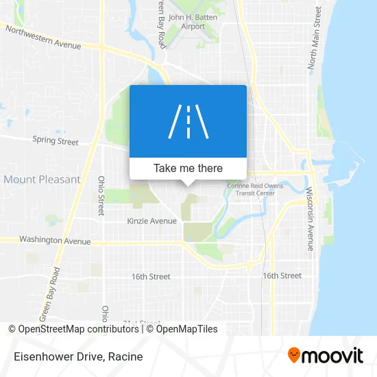 Eisenhower Drive map