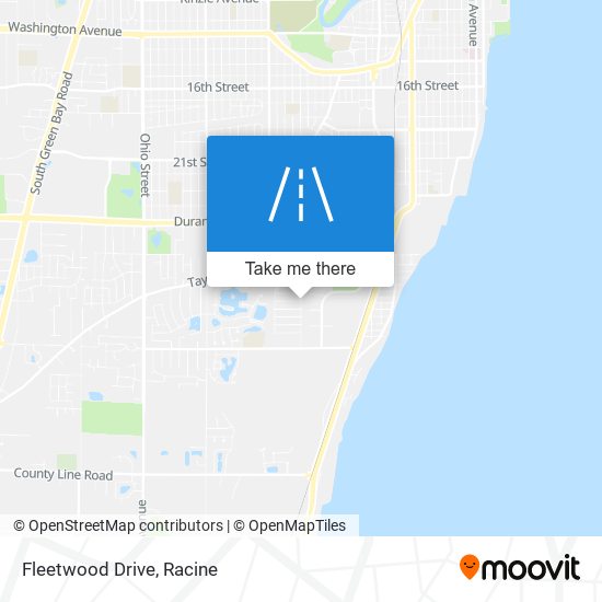 Fleetwood Drive map