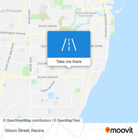 Mapa de Gilson Street