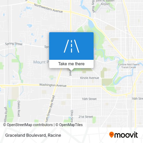 Mapa de Graceland Boulevard