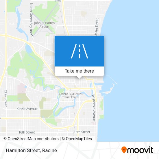 Hamilton Street map