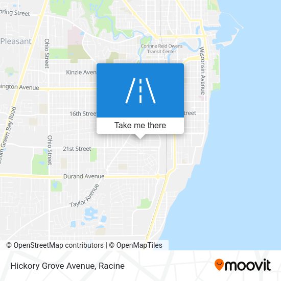 Mapa de Hickory Grove Avenue