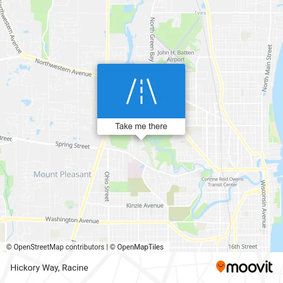 Mapa de Hickory Way