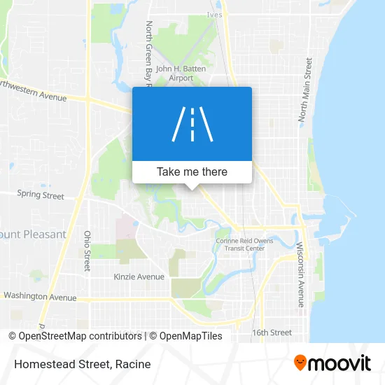 Homestead Street map