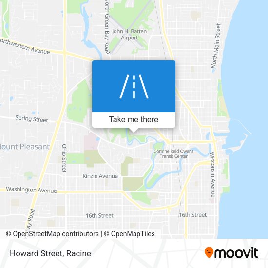 Mapa de Howard Street