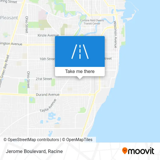 Jerome Boulevard map