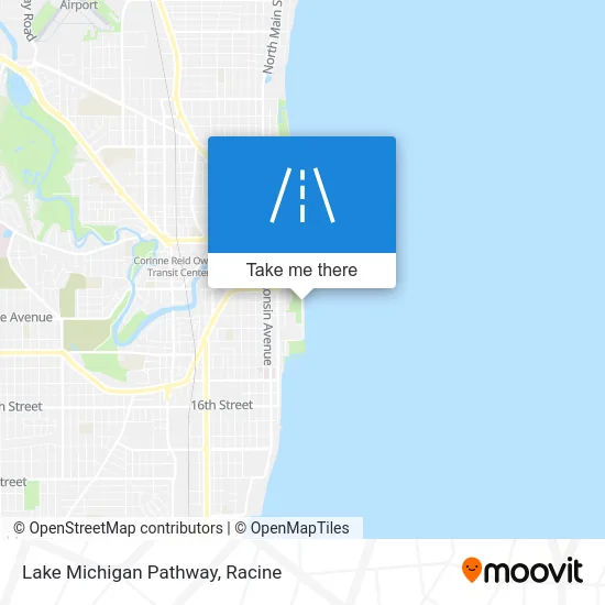 Lake Michigan Pathway map