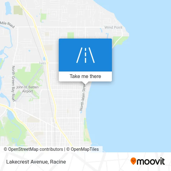 Lakecrest Avenue map