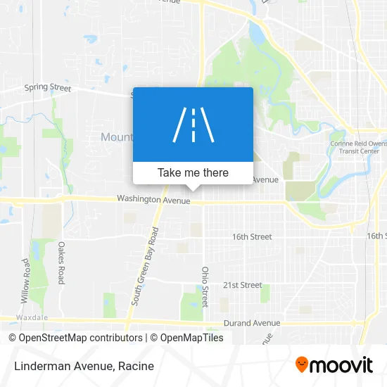 Linderman Avenue map