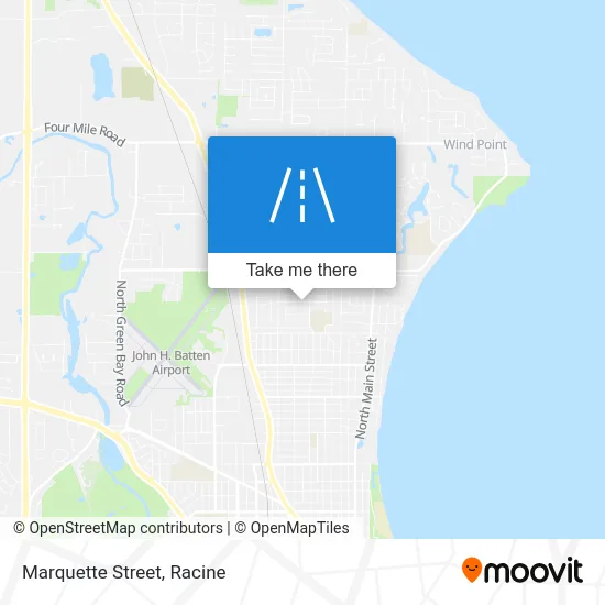 Marquette Street map