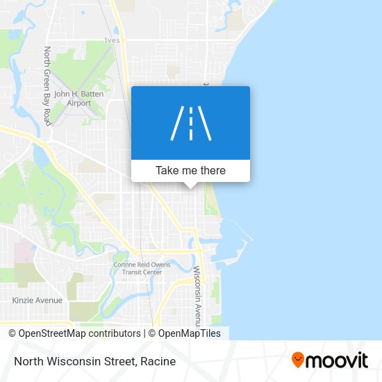 North Wisconsin Street map