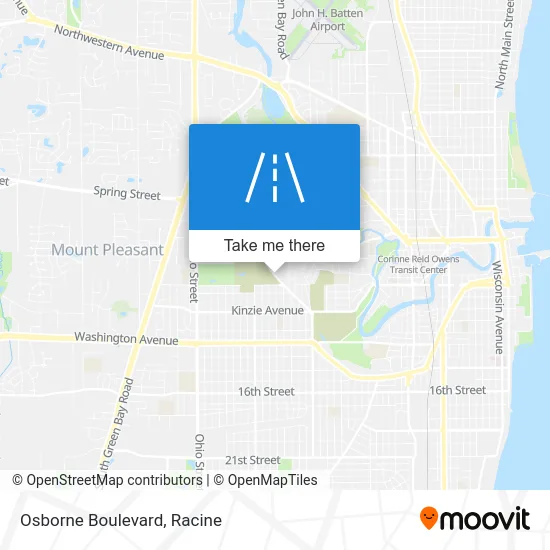 Osborne Boulevard map