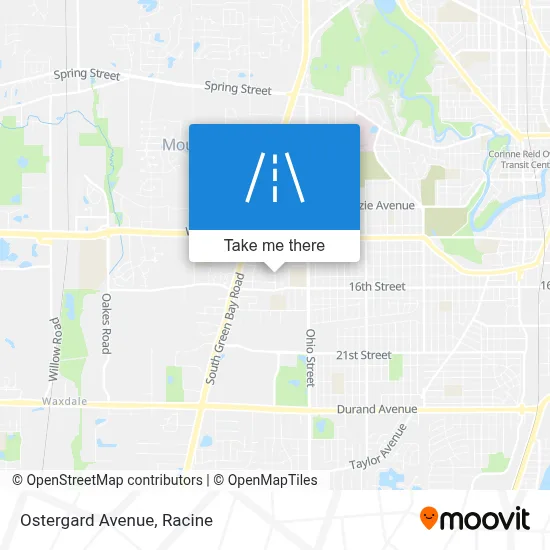 Ostergard Avenue map