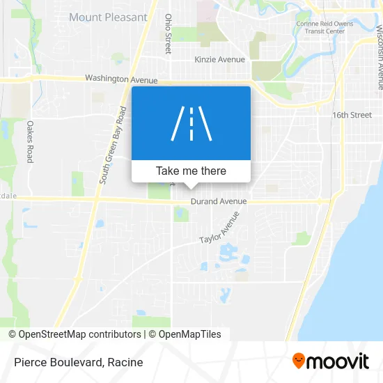 Pierce Boulevard map