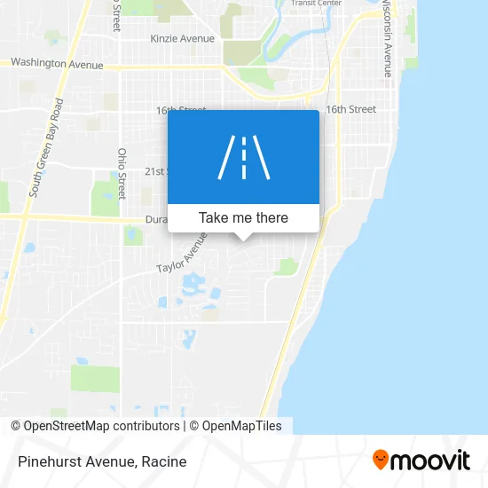 Pinehurst Avenue map