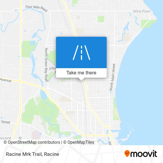 Racine Mrk Trail map