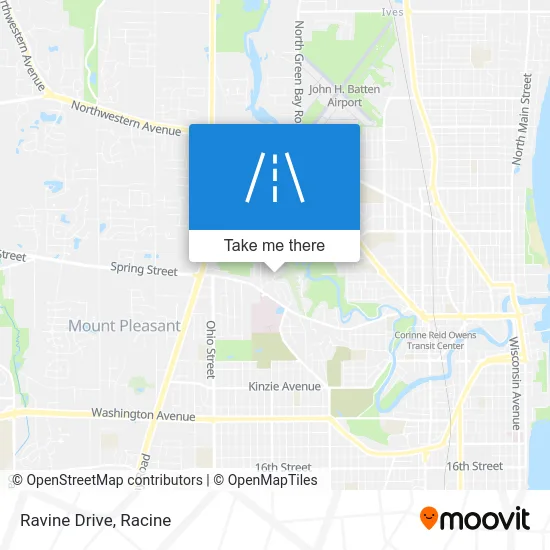 Mapa de Ravine Drive