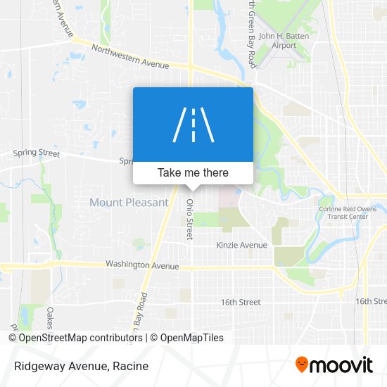 Mapa de Ridgeway Avenue