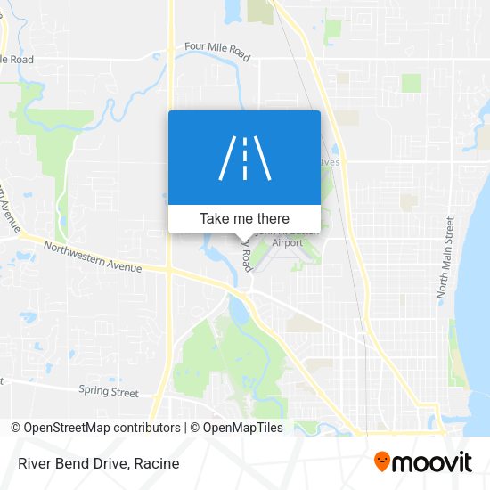 River Bend Drive map