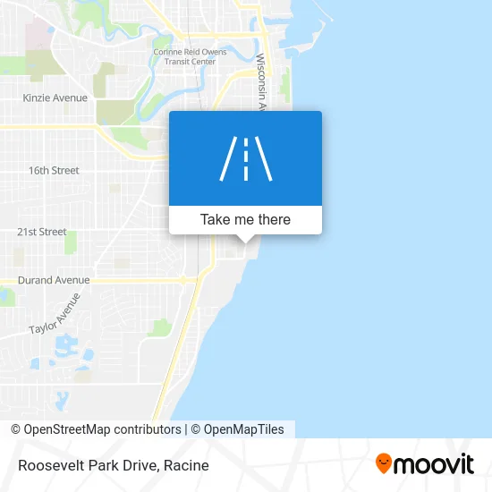 Roosevelt Park Drive map