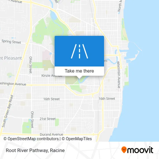 Root River Pathway map